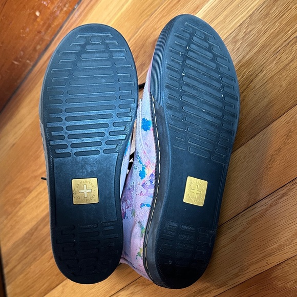 Dr. Martens Colorful Splatter Combat Boots - Picture 2 of 6